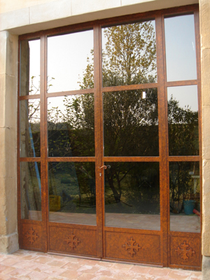 Porte vitrée de véranda-Sous titre Item